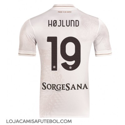 Camisa de Futebol SSC Napoli Rasmus Hojlund #19 Equipamento Secundário 2025-26 Manga Curta Camisa de Futebol SSC Napoli Rasmus Hojlund #19 Equipamento Secundário 2025-26 Manga Curta